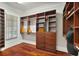 This walk-in closet includes shelving, drawers, and a door to the outside at 980 Fenimore Cir, Atlanta, GA 30350