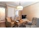 Office featuring a desk, stylish chairs, and custom window treatments at 2909 Redding Road Northeast, Atlanta, GA 30319
