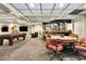 Finished basement featuring a bar area, pool table, and table with chairs for entertaining at 3244 Beechwood Se Dr, Marietta, GA 30067
