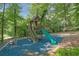 Backyard playground with slide and swing, perfect for outdoor Gathering fun at 3244 Beechwood Se Dr, Marietta, GA 30067