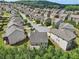 Aerial view showcasing the neighborhood and the well-maintained homes at 4480 Egret Ave, Cumming, GA 30041