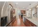 Modern kitchen featuring stainless steel appliances, granite countertops, and ample storage at 4480 Egret Ave, Cumming, GA 30041