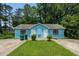Charming light blue duplex with well-maintained lawn and wooded surroundings at 2480 Washington Street Ext # 2482, Austell, GA 30106