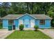Charming light blue duplex with well-maintained lawn at 2480 Washington Street Ext # 2482, Austell, GA 30106
