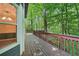 Spacious back deck perfect for entertaining with wooded view for privacy and relaxation at 4772 Ridgewood Nw Ct, Acworth, GA 30102