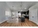 Modern kitchen with an island, stainless steel appliances and an adjacent dining area at Lot 1 Perkins Rd, Dallas, GA 30157