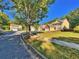 Neighborhood street view showcasing well-maintained homes, lush trees, and sidewalks, creating a welcoming community atmosphere at 125 Redsage Rdg, Atlanta, GA 30349