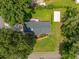 Aerial view of home with mature trees at 117 Franklin Rd, Woodstock, GA 30188