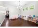 Play Room with hardwood floors and neutral wall paint at 2740 Creekside Manor Dr, Powder Springs, GA 30127