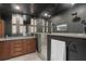 Modern bathroom features a double vanity and a frameless glass shower with dual showerheads at 1251 Brickton Nw Dr, Atlanta, GA 30318