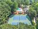 Aerial view of tennis courts, pool and community amenities at 3535 Fairgreen Ct, Douglasville, GA 30135