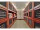 Spacious wine cellar featuring extensive wine storage and stone floors at 750 Park Ne Ave # 6E, Atlanta, GA 30326