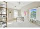 Bright office space with vaulted ceilings, natural light, and modern decor at 11259 Calypso Dr, Alpharetta, GA 30009