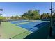 Multiple, well-maintained tennis courts offer a great recreational amenity for residents and guests at 1418 Winborn Nw Cir, Kennesaw, GA 30152