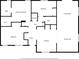 Detailed floor plan showcasing the layout of the home, including bedrooms, bathrooms, and living spaces at 2296 N Shallowford Rd, Atlanta, GA 30341