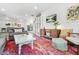 Spacious living area featuring a large sectional, stylish coffee table, and modern decor at 2296 N Shallowford Rd, Atlanta, GA 30341
