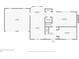 First floor plan featuring a two-car garage, kitchen, Gathering room, and living room with fireplace at 3702 Running Fox Dr, Marietta, GA 30062