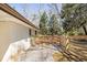 Backyard wooden deck and fenced yard at 46 Cooper Lake Sw Rd, Mableton, GA 30126