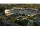 Aerial view of modern facility surrounded by lush green trees and major roads at 739 Pinehill Se Dr, Smyrna, GA 30080