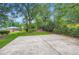 A beautiful backyard with a concrete patio area at 739 Pinehill Se Dr, Smyrna, GA 30080