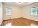 Bedroom featuring hardwood floors and natural light at 739 Pinehill Se Dr, Smyrna, GA 30080