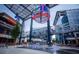 Outdoor plaza with baseball themed decorations at 739 Pinehill Se Dr, Smyrna, GA 30080