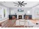 Cozy living room featuring a fireplace with modern furniture and decor at 2412 Boulder Se Rd, Atlanta, GA 30316