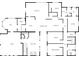 Detailed floor plan of a residential house showing the layout of rooms and their locations at 6771 Sunny Brook Ln, Atlanta, GA 30328