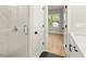 Bright bathroom with a marble-tiled shower and access to the bedroom, providing a luxurious feel at 1697 Thomas St, Decatur, GA 30032