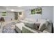 Basement living room with large sectional sofa and natural light at 2900 Townley Cir, Atlanta, GA 30340