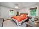 Cozy bedroom with natural light, decorative pillows, and stylish decor at 2900 Townley Cir, Atlanta, GA 30340