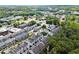 An aerial shot of a beautiful community, showcasing the neighborhood layout and landscaping at 420 Banbury Xing, Alpharetta, GA 30009