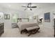 Spacious main bedroom with neutral decor, large windows, and a separate study area at 420 Banbury Xing, Alpharetta, GA 30009