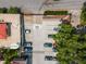 Aerial view of the parking and Unit 2 entrance at 820 Dekalb Ne Ave # 2, Atlanta, GA 30307