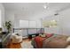 Stylish bedroom with hardwood floors, lofted ceiling, modern furniture, and natural light at 820 Dekalb Ne Ave # 2, Atlanta, GA 30307