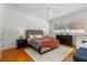 Bright bedroom with hardwood floors, modern furniture, and natural light at 820 Dekalb Ne Ave # 2, Atlanta, GA 30307