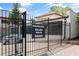 Exterior shot of Inman Motor Works entrance, showcasing the property's secure gated access and commercial setting at 820 Dekalb Ne Ave # 2, Atlanta, GA 30307