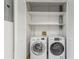Convenient laundry room featuring a modern washer and dryer in a bright, white space at 820 Dekalb Ne Ave # 2, Atlanta, GA 30307