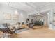 Spacious living room open to the kitchen and dining, filled with natural light and featuring chic, contemporary décor at 820 Dekalb Ne Ave # 2, Atlanta, GA 30307