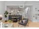 Inviting living space with modern decor, open layout to the kitchen, and stylish dining area, perfect for entertaining at 820 Dekalb Ne Ave # 2, Atlanta, GA 30307