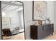 Cozy living room showcasing a decorative mirror reflecting a modernly furnished interior at 820 Dekalb Ne Ave # 2, Atlanta, GA 30307