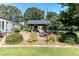 A covered outdoor kitchen with a fireplace and entertaining area at , Social Circle, GA 30025