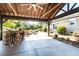 Outdoor patio with built in bar and kitchen, and lounge area at , Social Circle, GA 30025