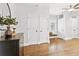 Bright and airy bedroom featuring hardwood floors, a ceiling fan, and plenty of natural light at 588 Angier Ne Ave, Atlanta, GA 30308