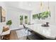Eat-in kitchen featuring a dining area with outdoor access, perfect for enjoying meals with a view at 588 Angier Ne Ave, Atlanta, GA 30308