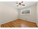 Bedroom with hardwood floors, ceiling fan and natural light at 817 N Evelyn Nw, Atlanta, GA 30318