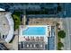 Community offers a great rooftop pool and lots of chairs for relaxing at 361 17Th St # 2120, Atlanta, GA 30363