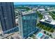 Luxury high-rise with pool offers residents a modern amenity and city views at 361 17Th St # 2120, Atlanta, GA 30363
