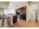 Updated kitchen featuring a breakfast bar and stainless steel appliances at 361 17Th St # 2120, Atlanta, GA 30363