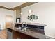 Granite counter tops and subway tile back splash give this bar height counter top a modern design at 361 17Th St # 2120, Atlanta, GA 30363